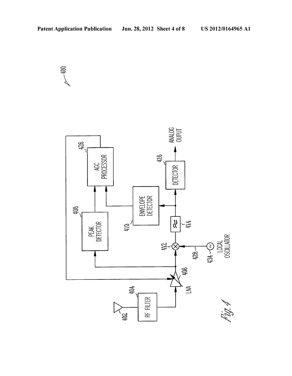 AUTOMATIC GAIN CONTROL WITH OUT OF BAND BLOCKING SIGNAL COMPENSATION - diagram, schematic, and image 05