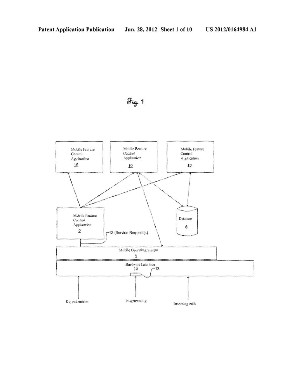 INTERACTIVE CONTROL OF ACCESS TO SERVICES AND CAPABILITIES OF A MOBILE     DEVICE - diagram, schematic, and image 02