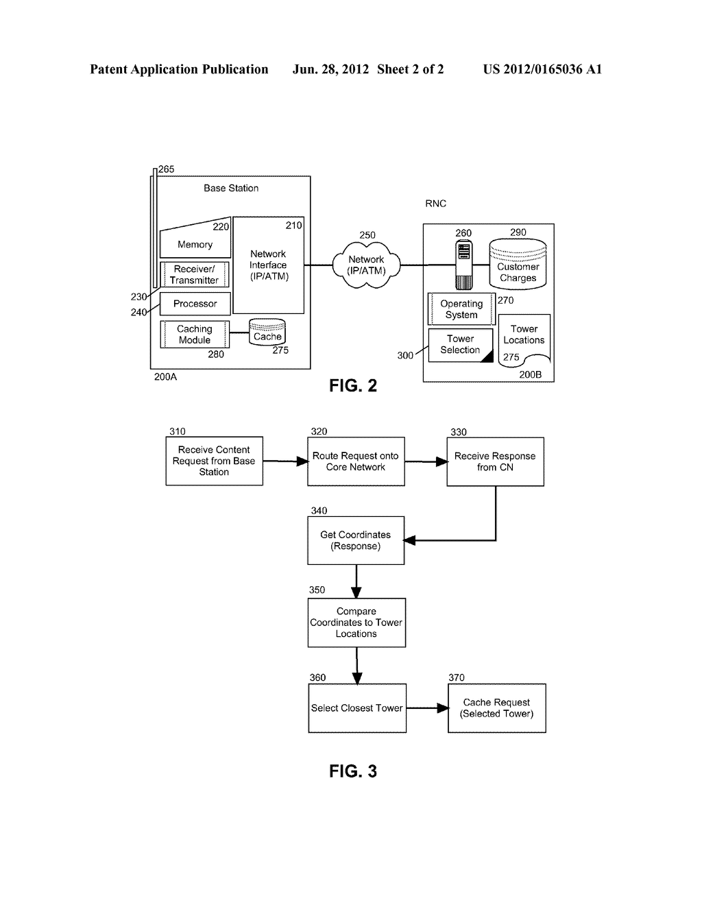 LOCATION BASED WIRELESS TOWER CACHING - diagram, schematic, and image 03