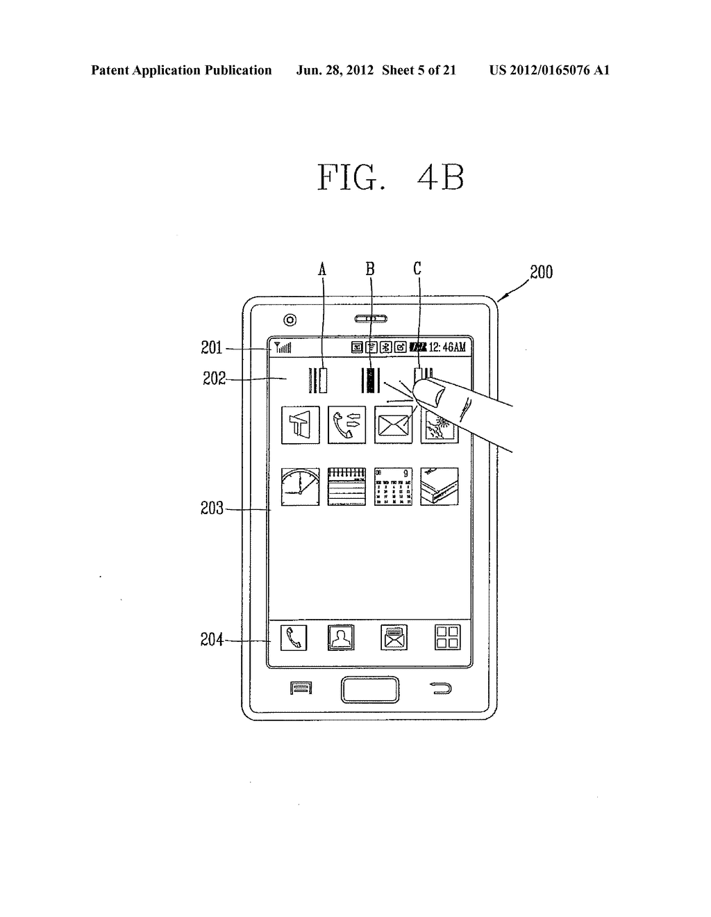 MOBILE TERMINAL AND METHOD FOR CHANGING PAGE THEREOF - diagram, schematic, and image 06