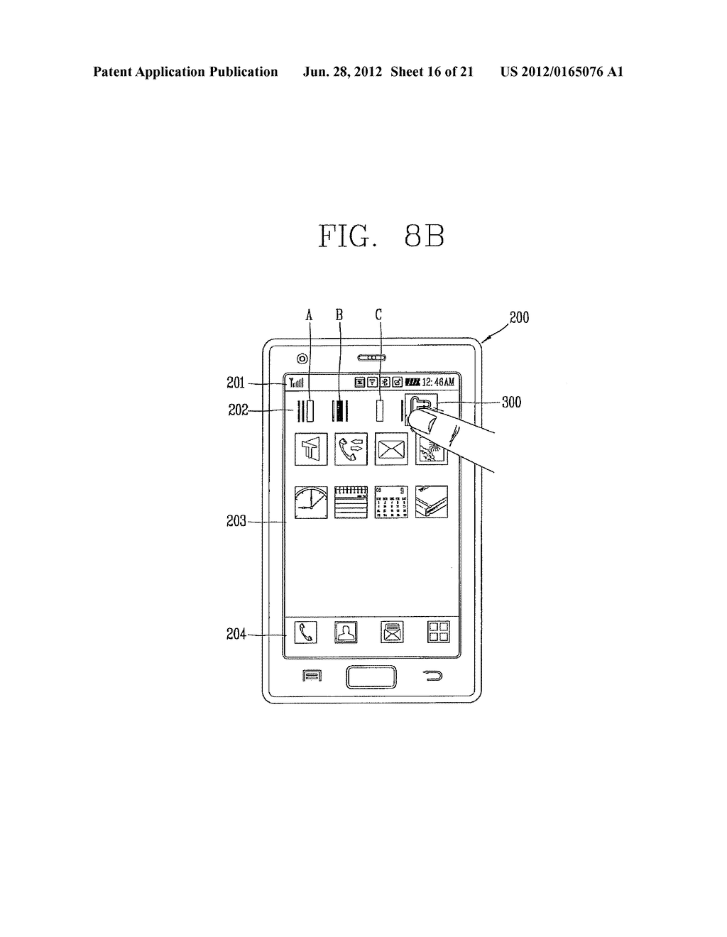 MOBILE TERMINAL AND METHOD FOR CHANGING PAGE THEREOF - diagram, schematic, and image 17