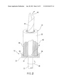 CENTER-FED DUNNAGE SYSTEM FEED AND CUTTER diagram and image