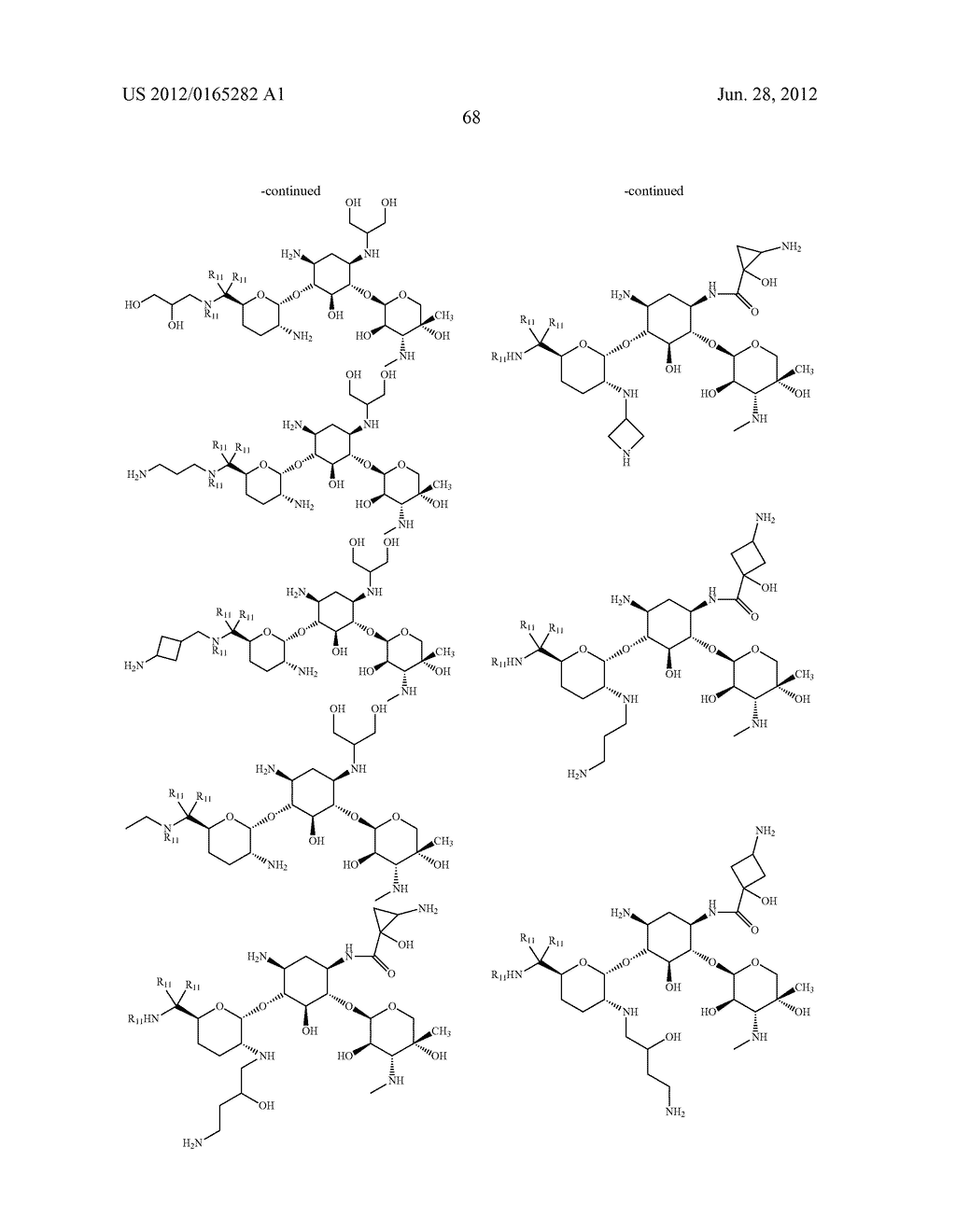 ANTIBACTERIAL AMINOGLYCOSIDE ANALOGS - diagram, schematic, and image 69