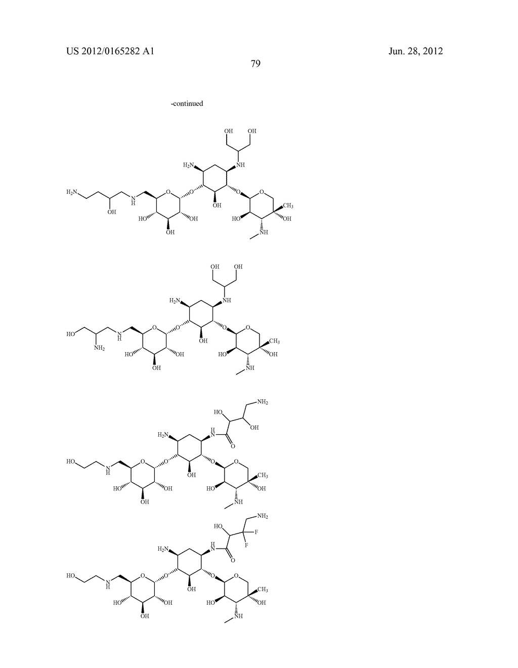 ANTIBACTERIAL AMINOGLYCOSIDE ANALOGS - diagram, schematic, and image 80