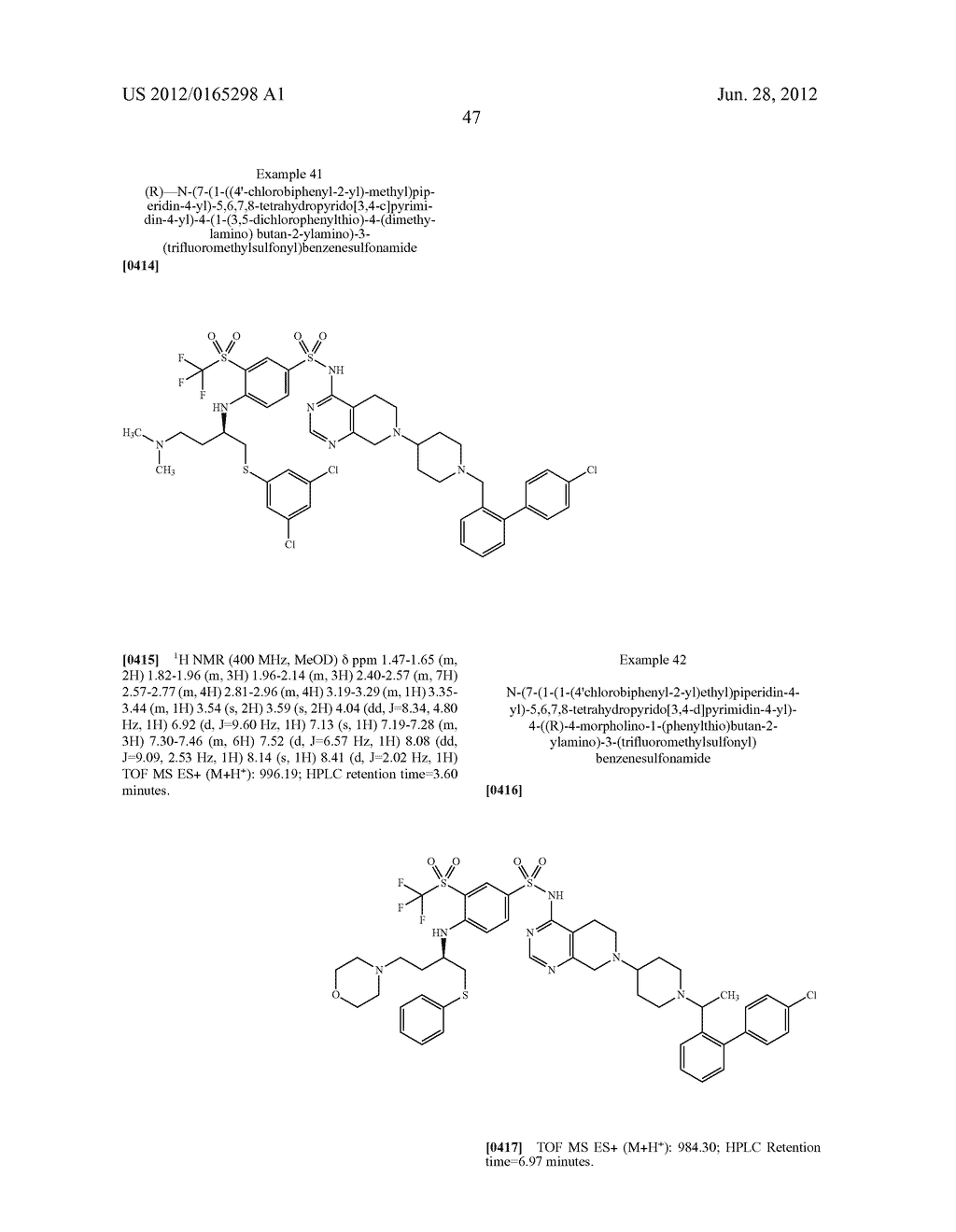 SULFONAMIDE COMPOUNDS - diagram, schematic, and image 48