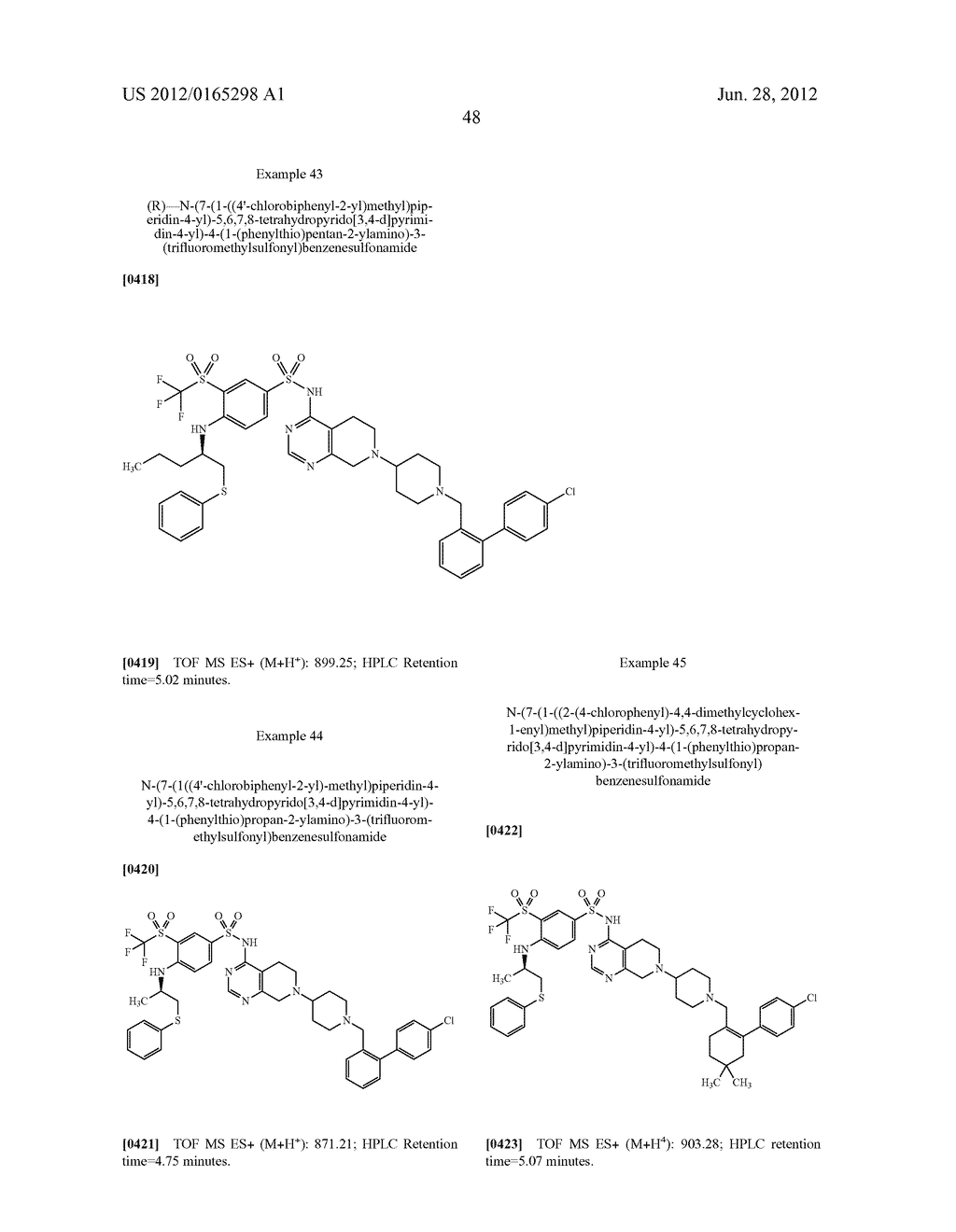 SULFONAMIDE COMPOUNDS - diagram, schematic, and image 49