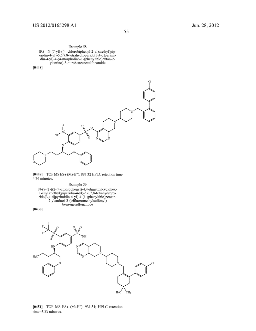 SULFONAMIDE COMPOUNDS - diagram, schematic, and image 56