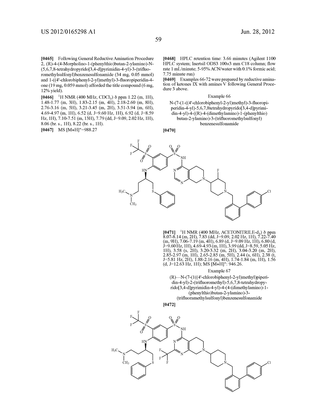 SULFONAMIDE COMPOUNDS - diagram, schematic, and image 60