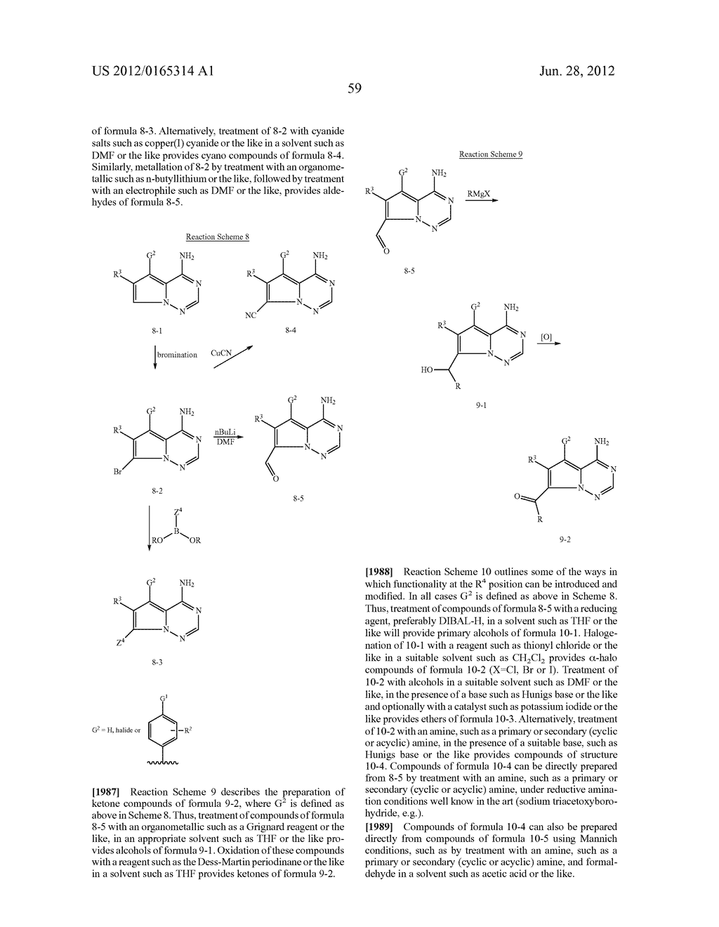 SUBSTITUTED 4-AMINO-PYRROLOTRIAZINE DERIVATIVES USEFUL FOR TREATING     HYPER-PROLIFERATIVE DISORDERS AND DISEASES ASSOCIATED WITH ANGIOGENESIS - diagram, schematic, and image 60