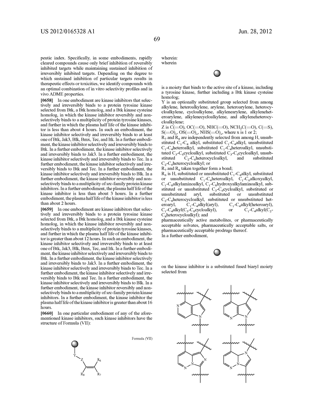 INHIBITORS OF B LYMPHOCYTE KINASE - diagram, schematic, and image 77