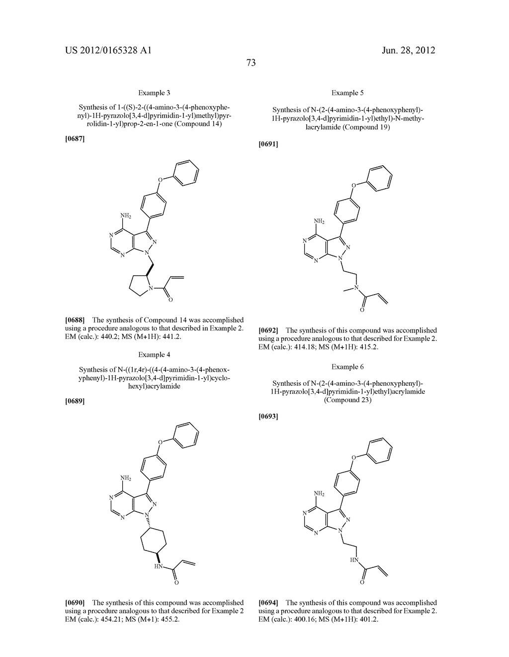 INHIBITORS OF B LYMPHOCYTE KINASE - diagram, schematic, and image 81