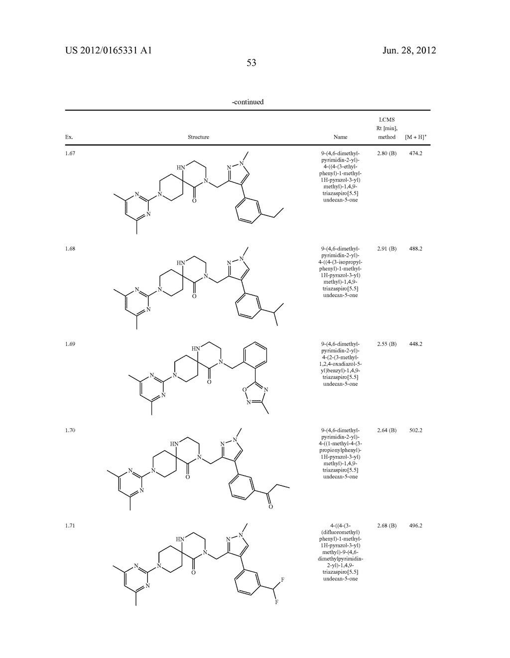 Di/tri-aza-spiro-C9-C11alkanes - diagram, schematic, and image 54