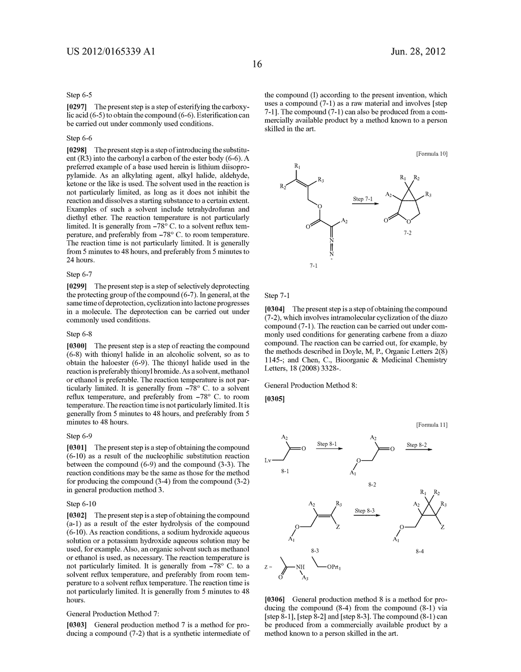 CYCLOPROPANE DERIVATIVES - diagram, schematic, and image 17