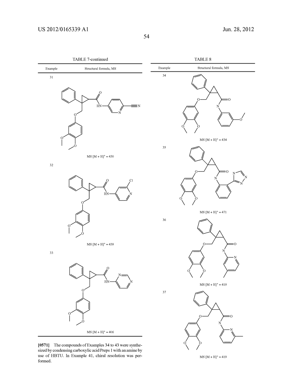 CYCLOPROPANE DERIVATIVES - diagram, schematic, and image 55