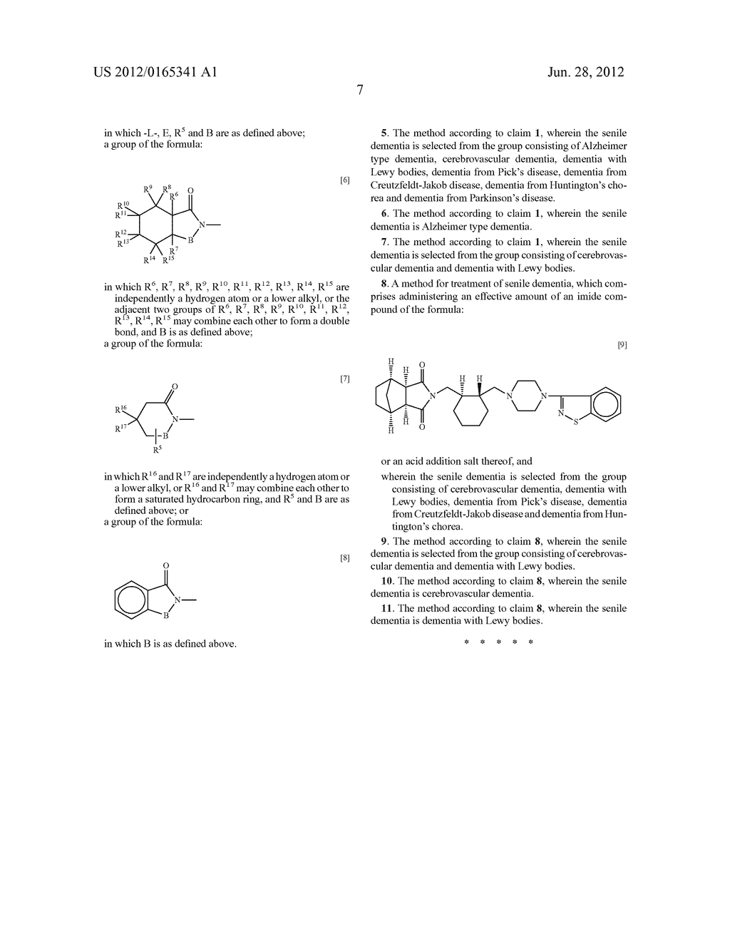 THERAPEUTIC AGENT FOR SENILE DEMENTIA - diagram, schematic, and image 10