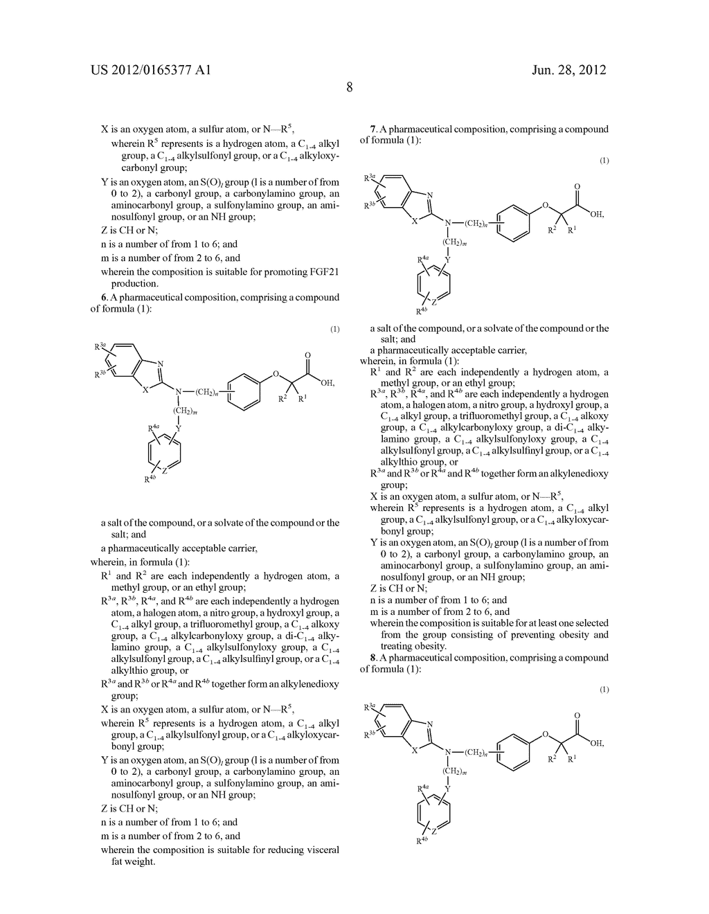 AGENT FOR REDUCING VISCERAL FAT WEIGHT - diagram, schematic, and image 13