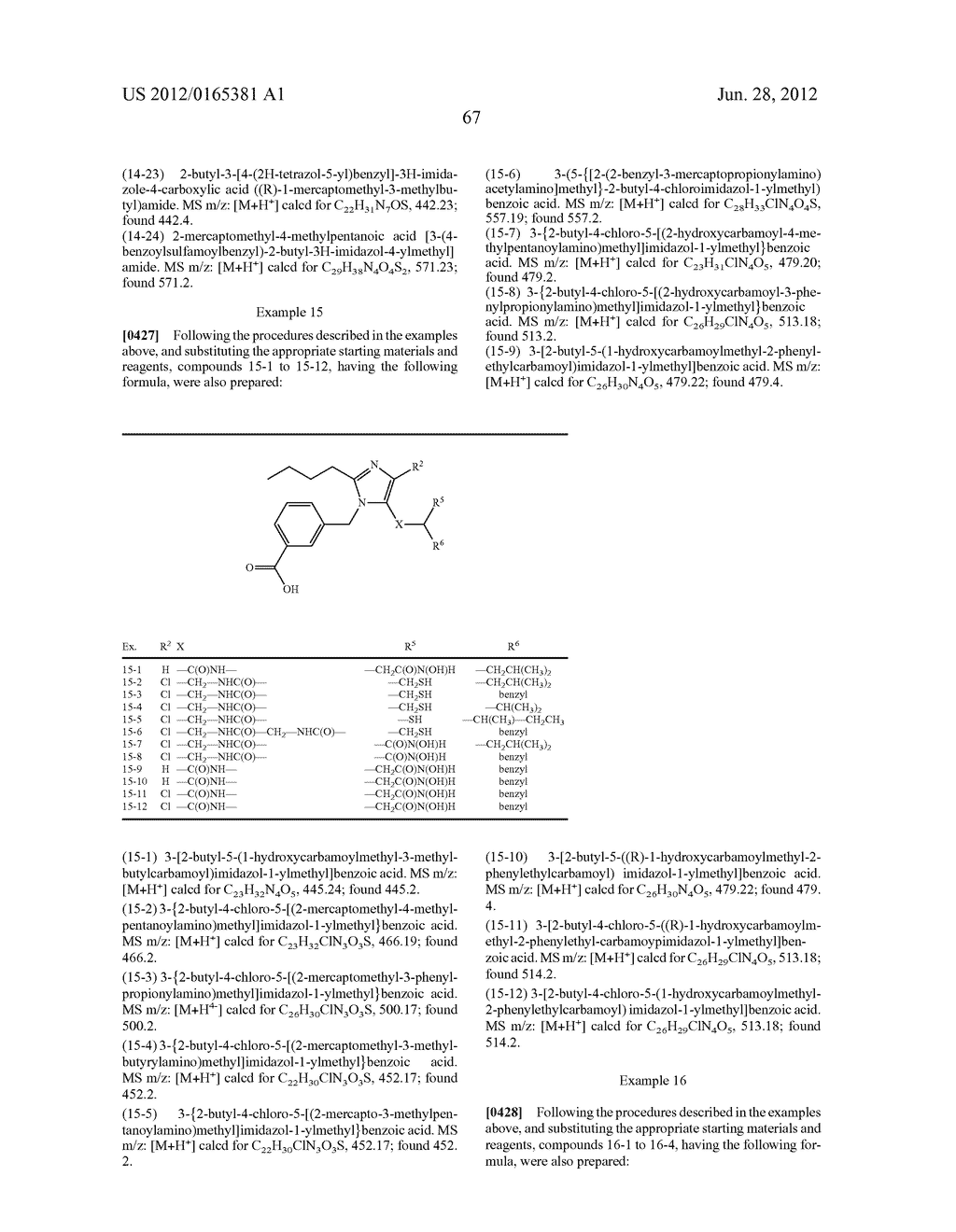 DUAL-ACTING IMIDAZOLE ANTIHYPERTENSIVE AGENTS - diagram, schematic, and image 68