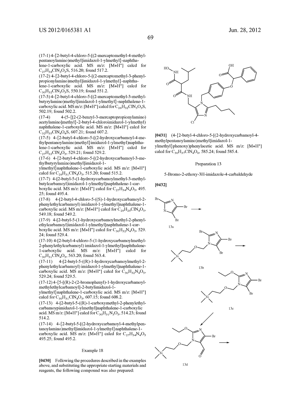 DUAL-ACTING IMIDAZOLE ANTIHYPERTENSIVE AGENTS - diagram, schematic, and image 70