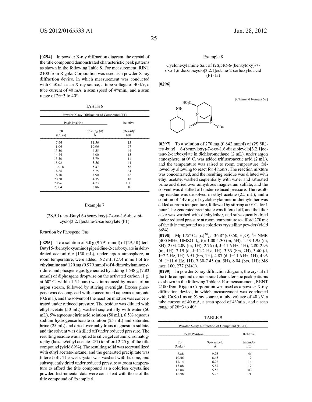 OPTICALLY ACTIVE DIAZABICYCLOOCTANE DERIVATIVES AND PROCESS FOR PREPARING     THE SAME - diagram, schematic, and image 26