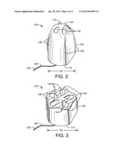 Vaginal Insert Device Having a Support Portion with Plurality of Foldable     Areas diagram and image