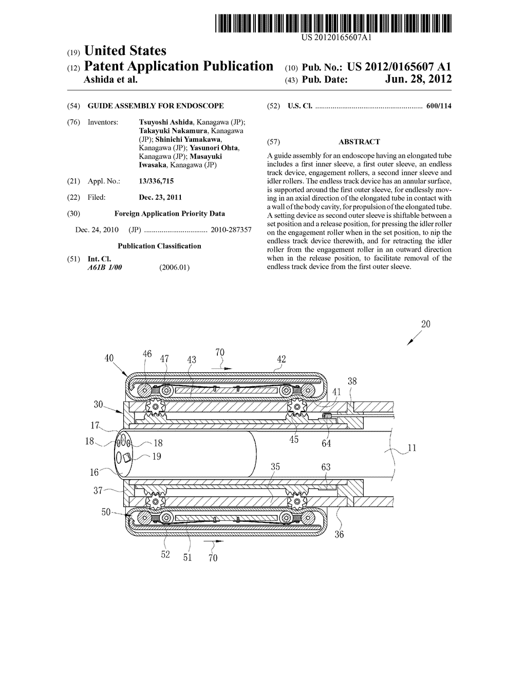 GUIDE ASSEMBLY FOR ENDOSCOPE - diagram, schematic, and image 01