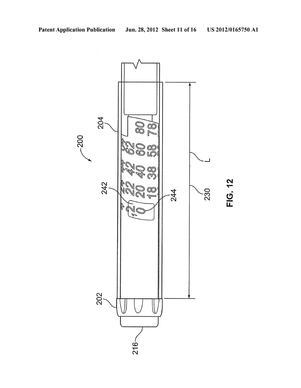 Drug Delivery Device Inner Housing Having Helical Spline - diagram, schematic, and image 12