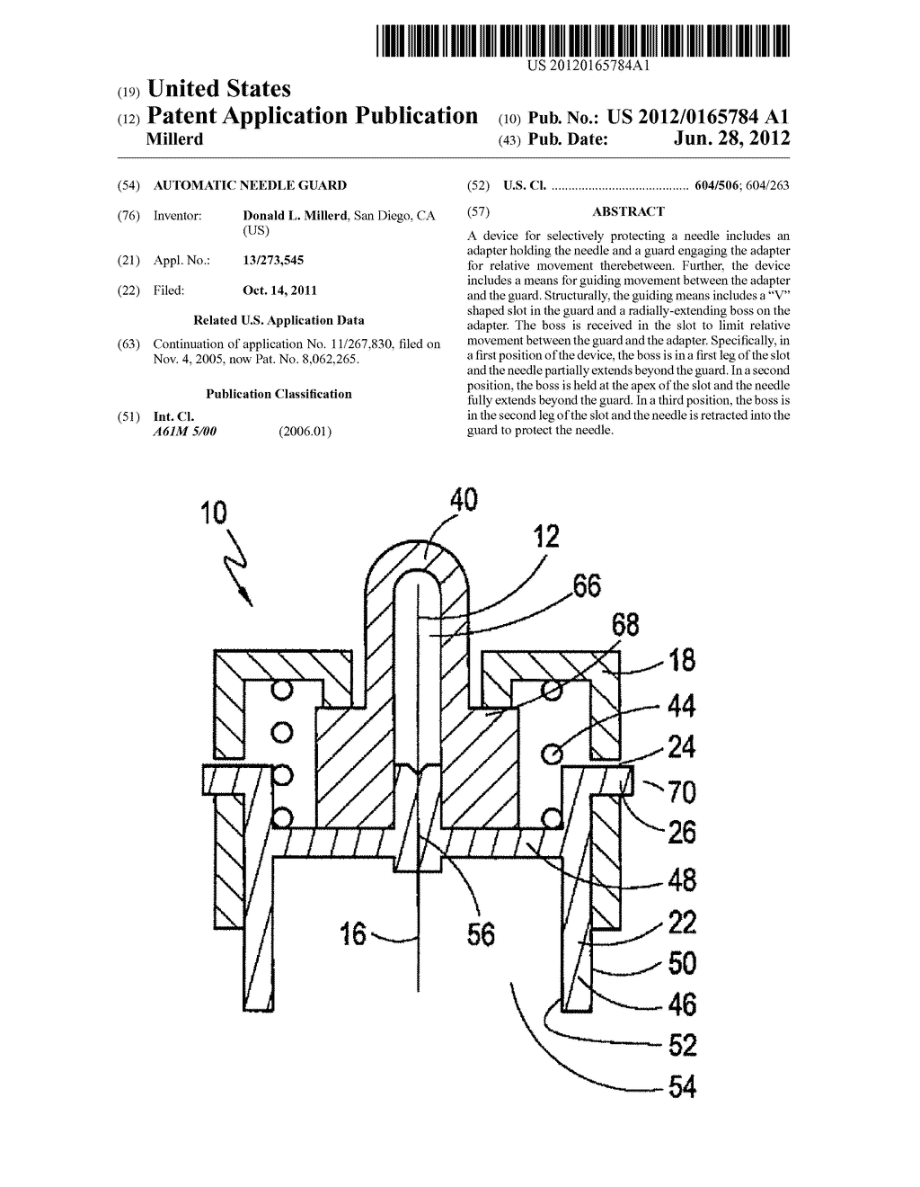 AUTOMATIC NEEDLE GUARD - diagram, schematic, and image 01