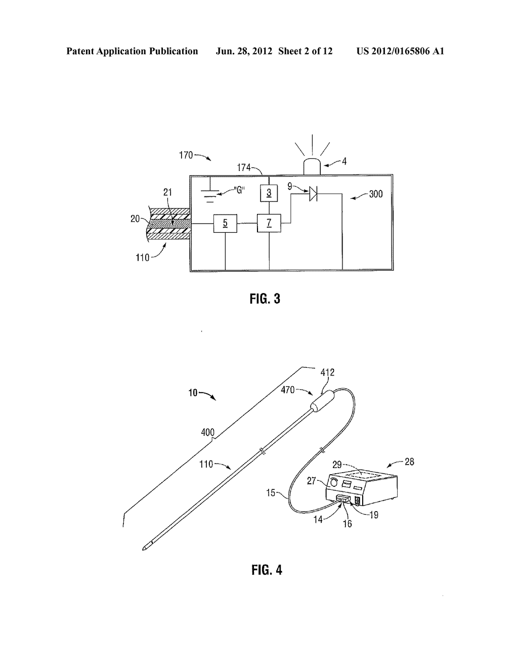 Microwave Field-Detecting Needle Assemblies, Methods of Manufacturing     Same, Methods of Adjusting an Ablation Field Radiating into Tissue using     Same, and Systems Including Same - diagram, schematic, and image 03