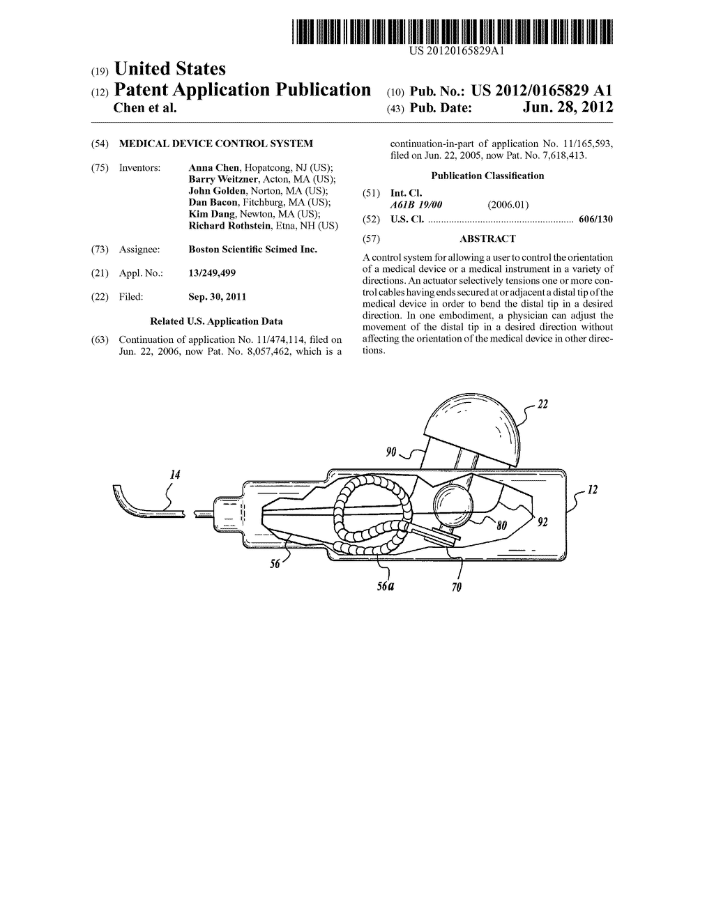 MEDICAL DEVICE CONTROL SYSTEM - diagram, schematic, and image 01