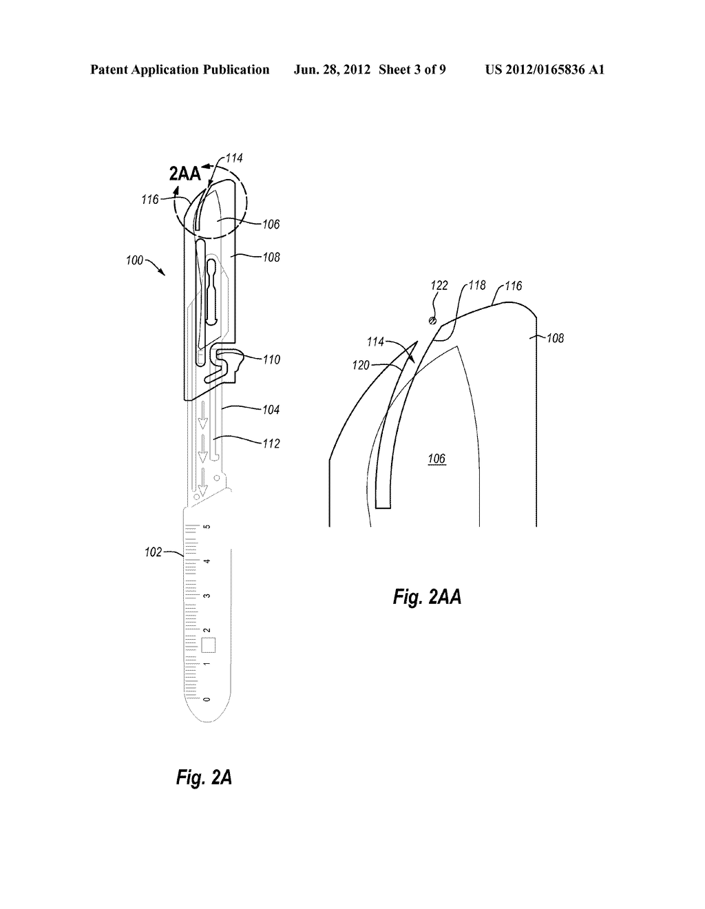 SAFETY SUTURE CUTTING DEVICE AND METHOD - diagram, schematic, and image 04