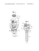 STABILIZATION DEVICE FOR STABILIZING VERTEBRAE OR BONE PARTS diagram and image