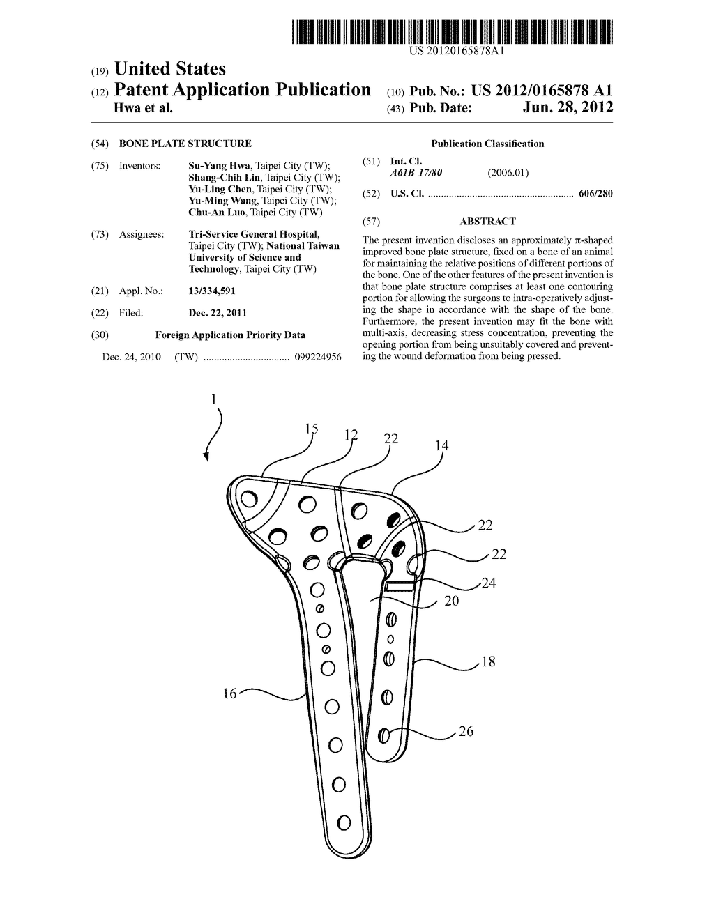 Bone Plate Structure - diagram, schematic, and image 01