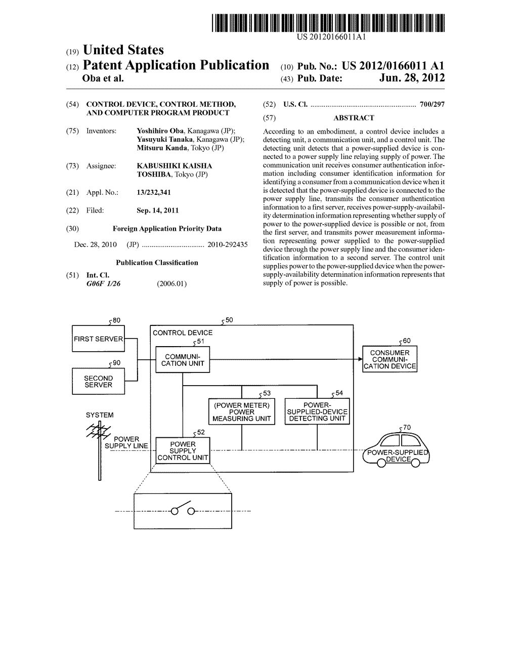 CONTROL DEVICE, CONTROL METHOD, AND COMPUTER PROGRAM PRODUCT - diagram, schematic, and image 01