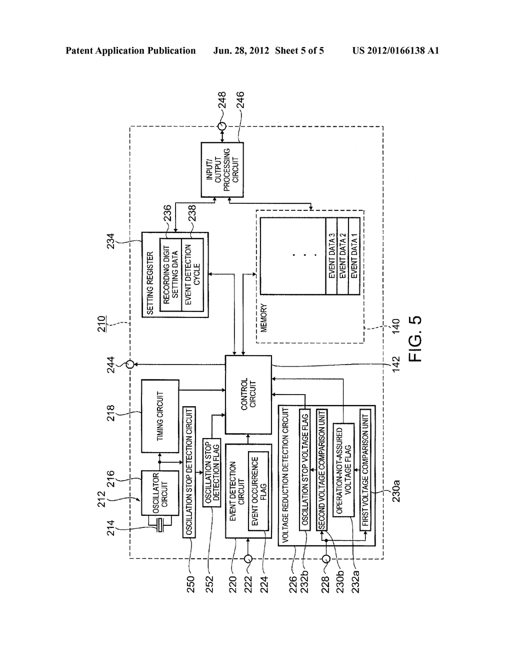 REAL TIME CLOCK AND METHOD FOR RECORDING DATA IN REAL TIME CLOCK - diagram, schematic, and image 06