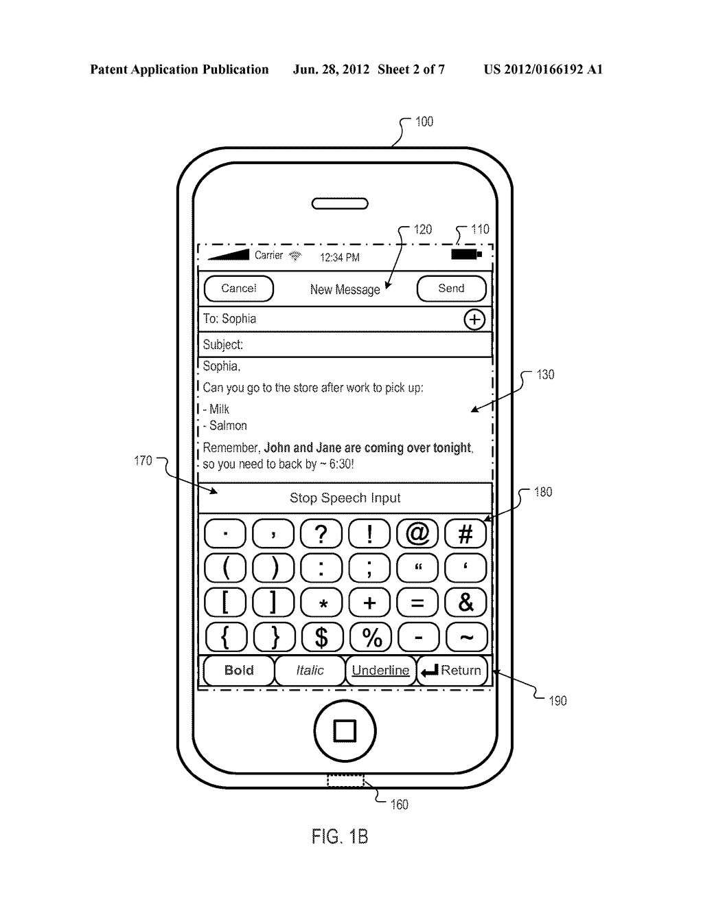 PROVIDING TEXT INPUT USING SPEECH DATA AND NON-SPEECH DATA - diagram, schematic, and image 03