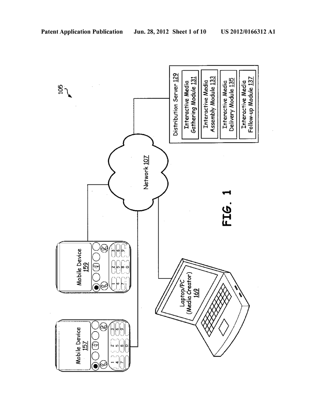 MOBILE DEVICE THAT PRESENTS INTERACTIVE MEDIA AND PROCESSES USER RESPONSE - diagram, schematic, and image 02