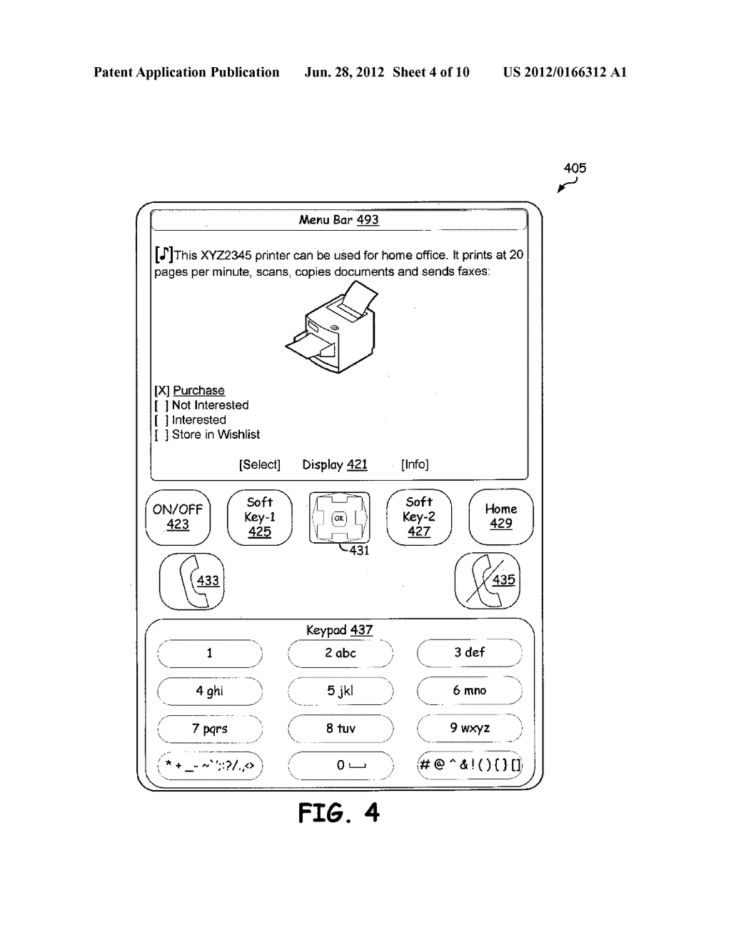 MOBILE DEVICE THAT PRESENTS INTERACTIVE MEDIA AND PROCESSES USER RESPONSE - diagram, schematic, and image 05