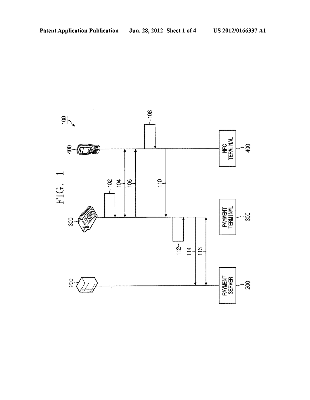 NEAR FIELD COMMUNICATION TERMINAL FOR PERFORMING SECURE PAYMENT AND SECURE     PAYMENT METHOD USING THE SAME - diagram, schematic, and image 02