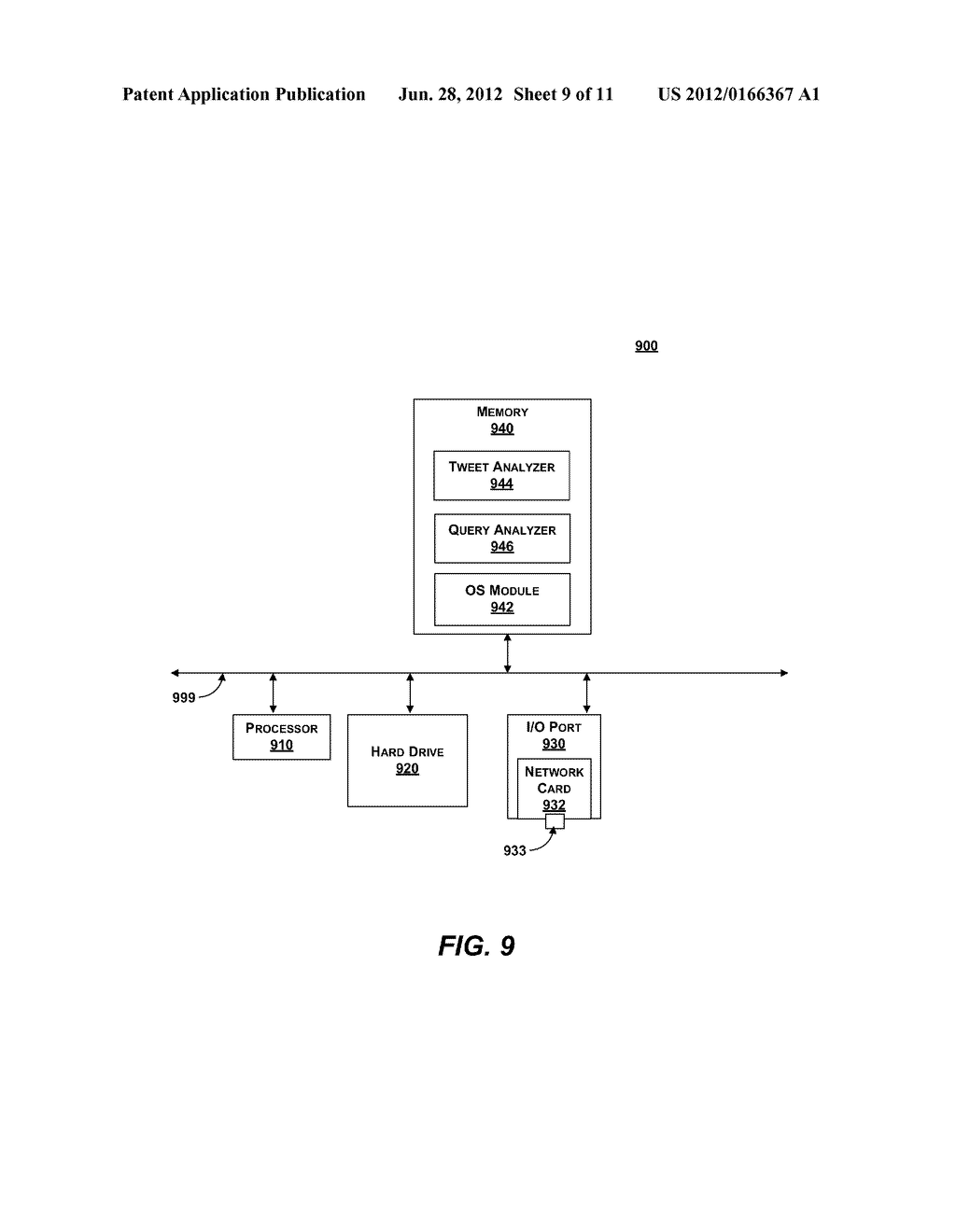 LOCATING A USER BASED ON AGGREGATED TWEET CONTENT ASSOCIATED WITH A     LOCATION - diagram, schematic, and image 10