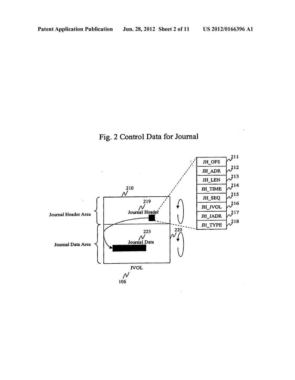 METHOD AND APPARATUS FOR DATA RECOVERY USING STORAGE BASED JOURNALING - diagram, schematic, and image 03