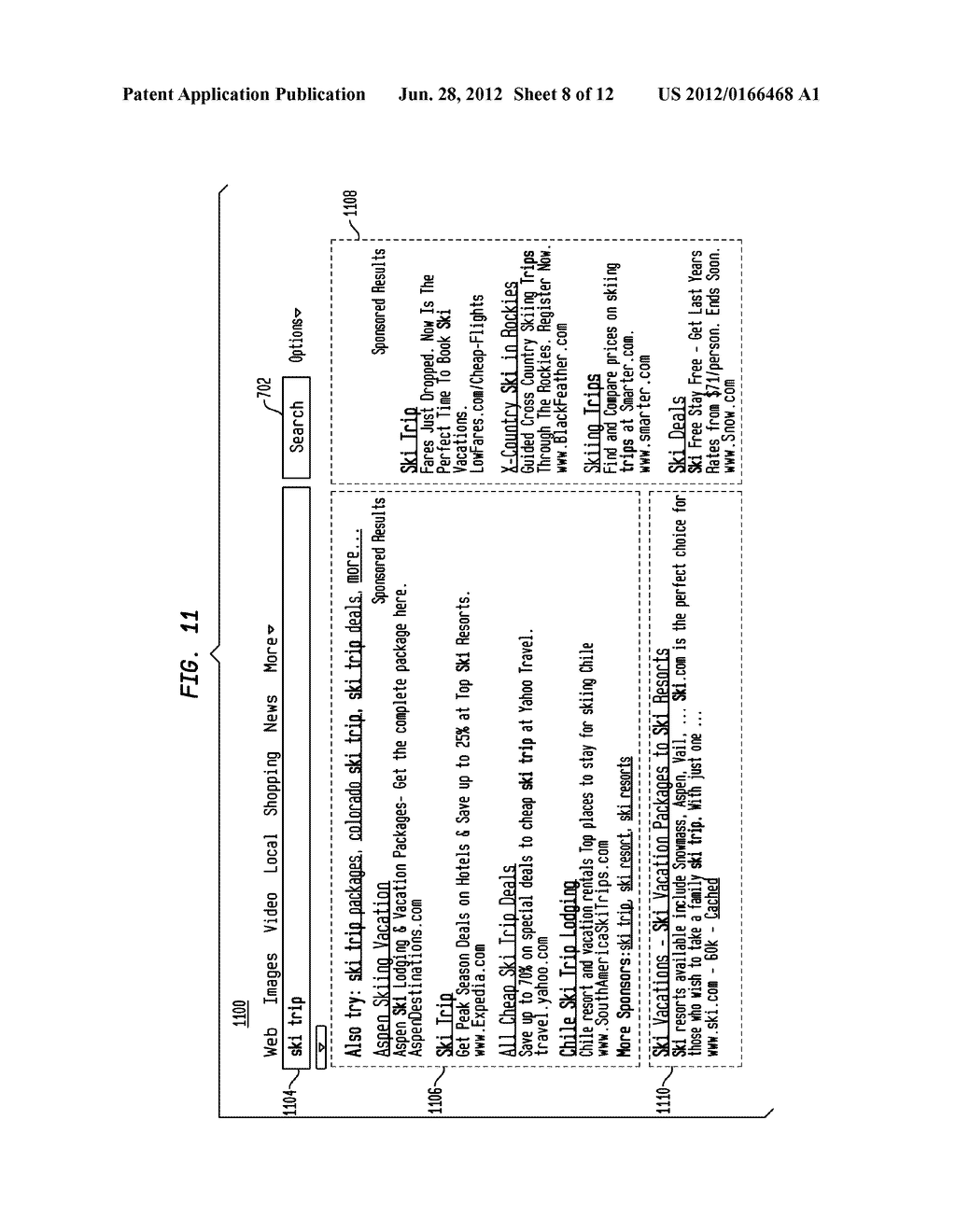 METHOD AND SYSTEM TO UTILIZE SESSION QUERIES IN REAL TIME TO IMPROVE GEO     PRECISION OF SPONSORED LISTINGS - diagram, schematic, and image 09