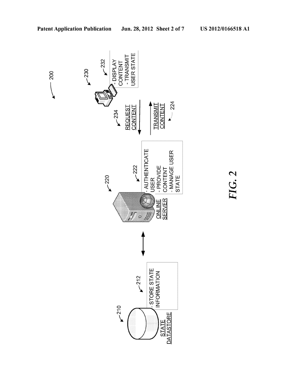 PROVIDING STATE SERVICE FOR ONLINE APPLICATION USERS - diagram, schematic, and image 03