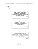 SYSTEMS, METHODS, AND DEVICES FOR COMMUNICATING DURING AN ONGOING ONLINE     MEETING diagram and image