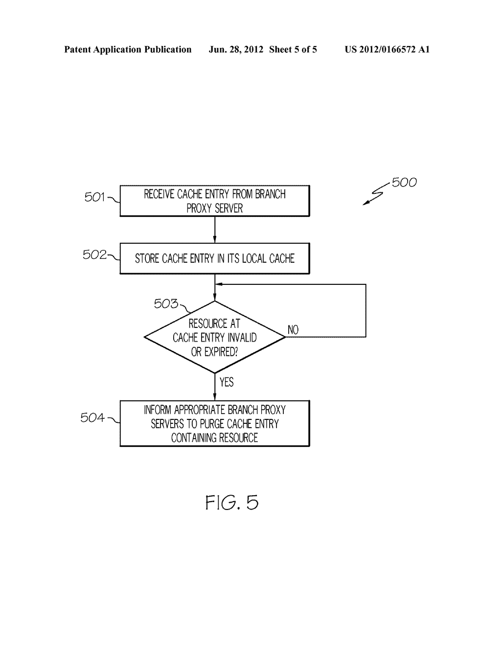 CACHE SHARING AMONG BRANCH PROXY SERVERS VIA A MASTER PROXY SERVER AT A     DATA CENTER - diagram, schematic, and image 06