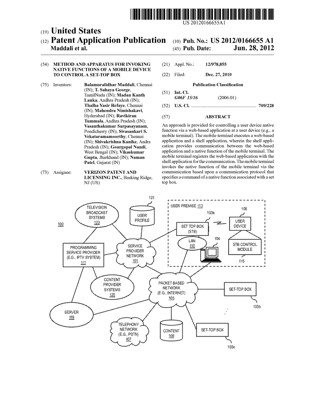 METHOD AND APPARATUS FOR INVOKING NATIVE FUNCTIONS OF A MOBILE DEVICE TO     CONTROL A SET-TOP BOX - diagram, schematic, and image 01