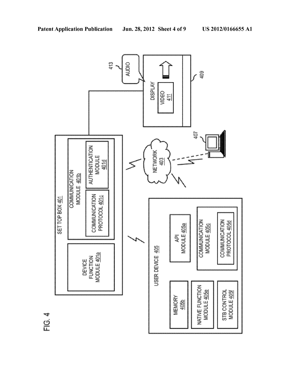 METHOD AND APPARATUS FOR INVOKING NATIVE FUNCTIONS OF A MOBILE DEVICE TO     CONTROL A SET-TOP BOX - diagram, schematic, and image 05