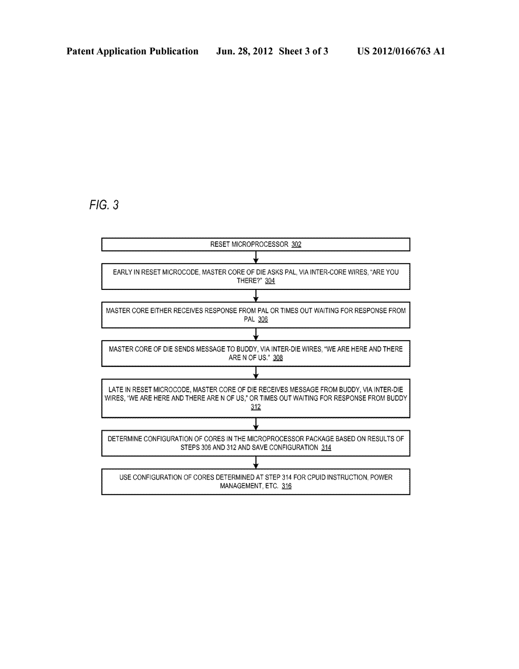 DYNAMIC MULTI-CORE MICROPROCESSOR CONFIGURATION DISCOVERY - diagram, schematic, and image 04