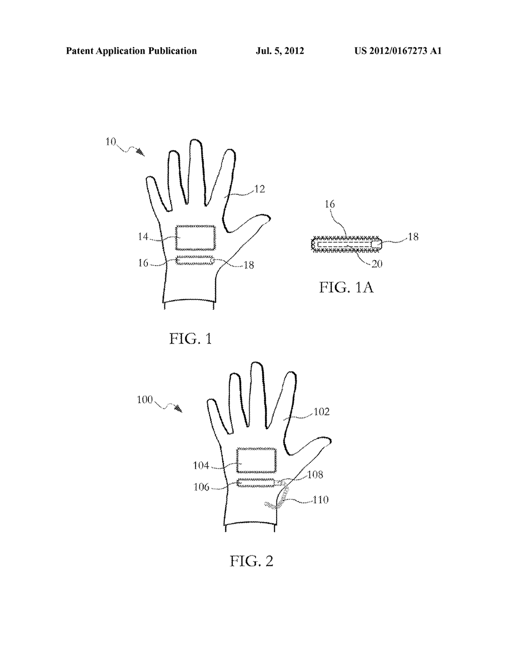Glove With Attached Writing Surface and Writing Utensil - diagram, schematic, and image 02