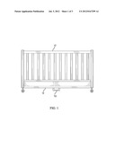 CRIB FRAME WITH LIFTING DEVICE diagram and image