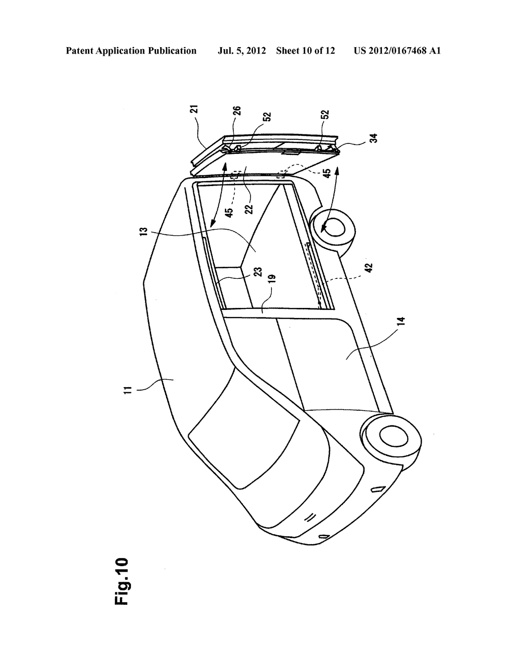 VEHICLE DOOR STRUCTURE - diagram, schematic, and image 11